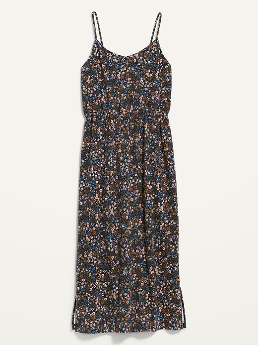 Image number 4 showing, Waist-Defined Floral Midi Cami Dress