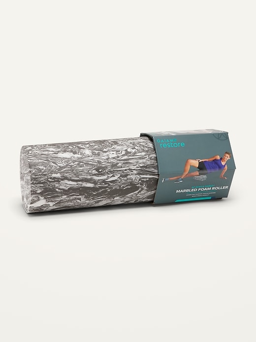 View large product image 1 of 1. Gaiam&#174 Restore Marbled Foam Roller