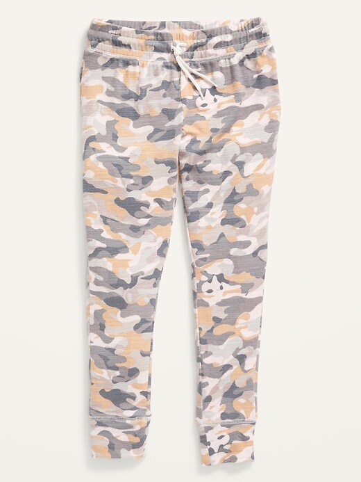 View large product image 1 of 1. Cozy Plush Camo Jogger Leggings for Girls