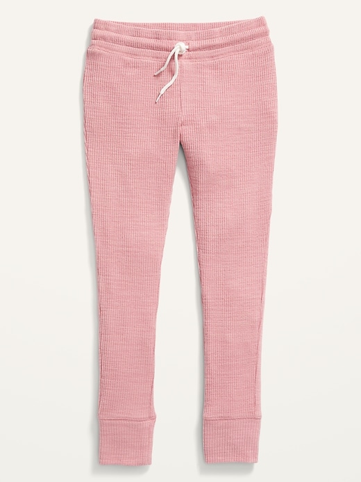 View large product image 1 of 2. Cozy Rib-Knit Jogger Leggings for Girls