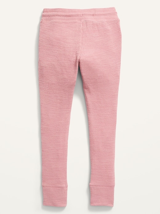 View large product image 2 of 2. Cozy Rib-Knit Jogger Leggings for Girls