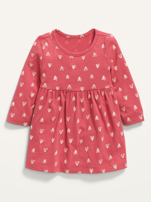 Long-Sleeve Printed Jersey Dress for Baby | Old Navy