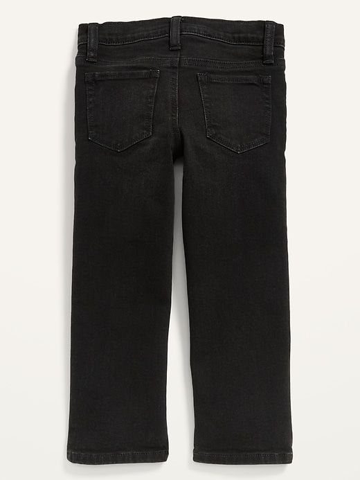 View large product image 2 of 2. Unisex Built-In Flex Black Straight Jeans for Toddler