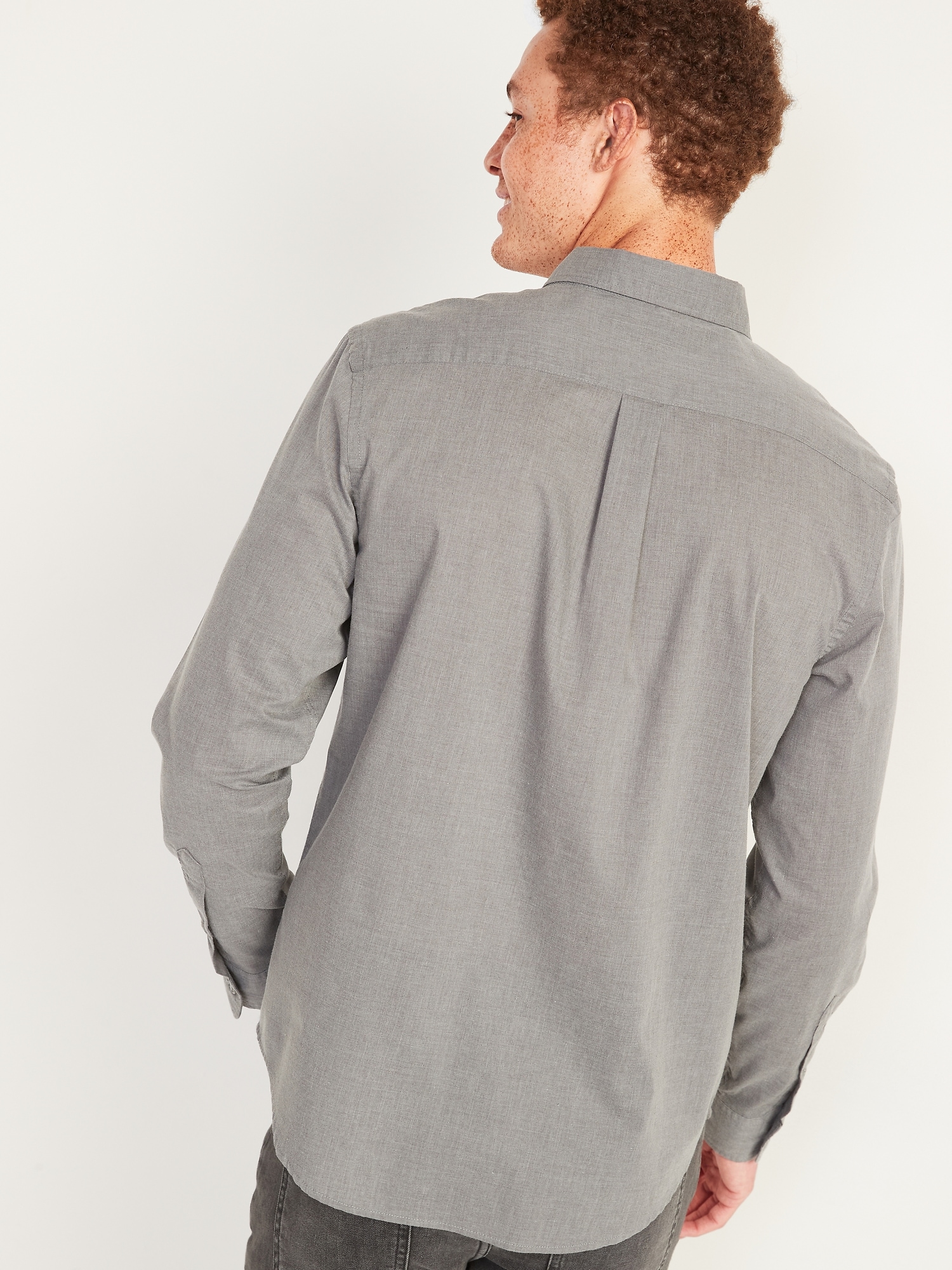 SlimFit Poplin Shirt For Men Old Navy