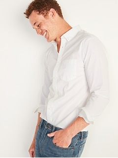 old navy men's button down long sleeve