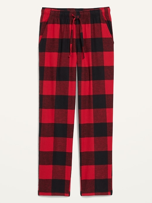 Image number 4 showing, Matching Plaid Flannel Pajama Pants