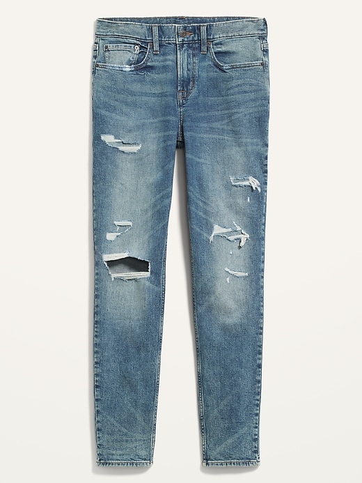 Image number 4 showing, Athletic Taper Ripped Jeans