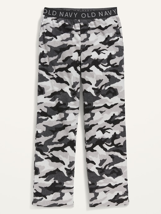 View large product image 1 of 1. Printed Micro Fleece Pajama Pants For Boys