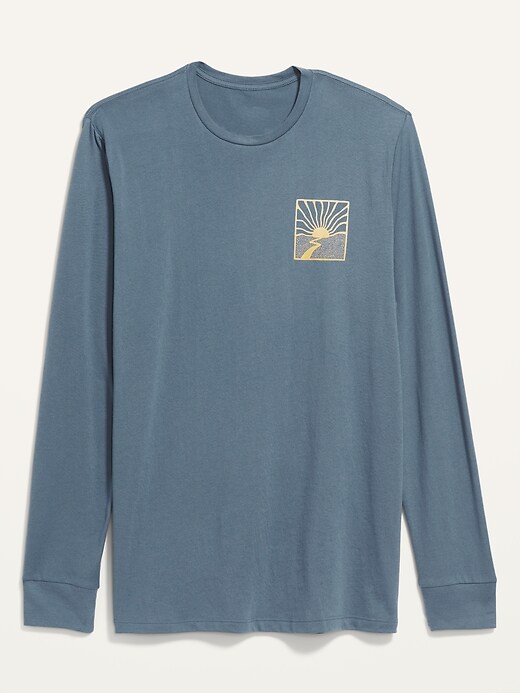Image number 4 showing, Soft-Washed Long-Sleeve Graphic T-Shirt