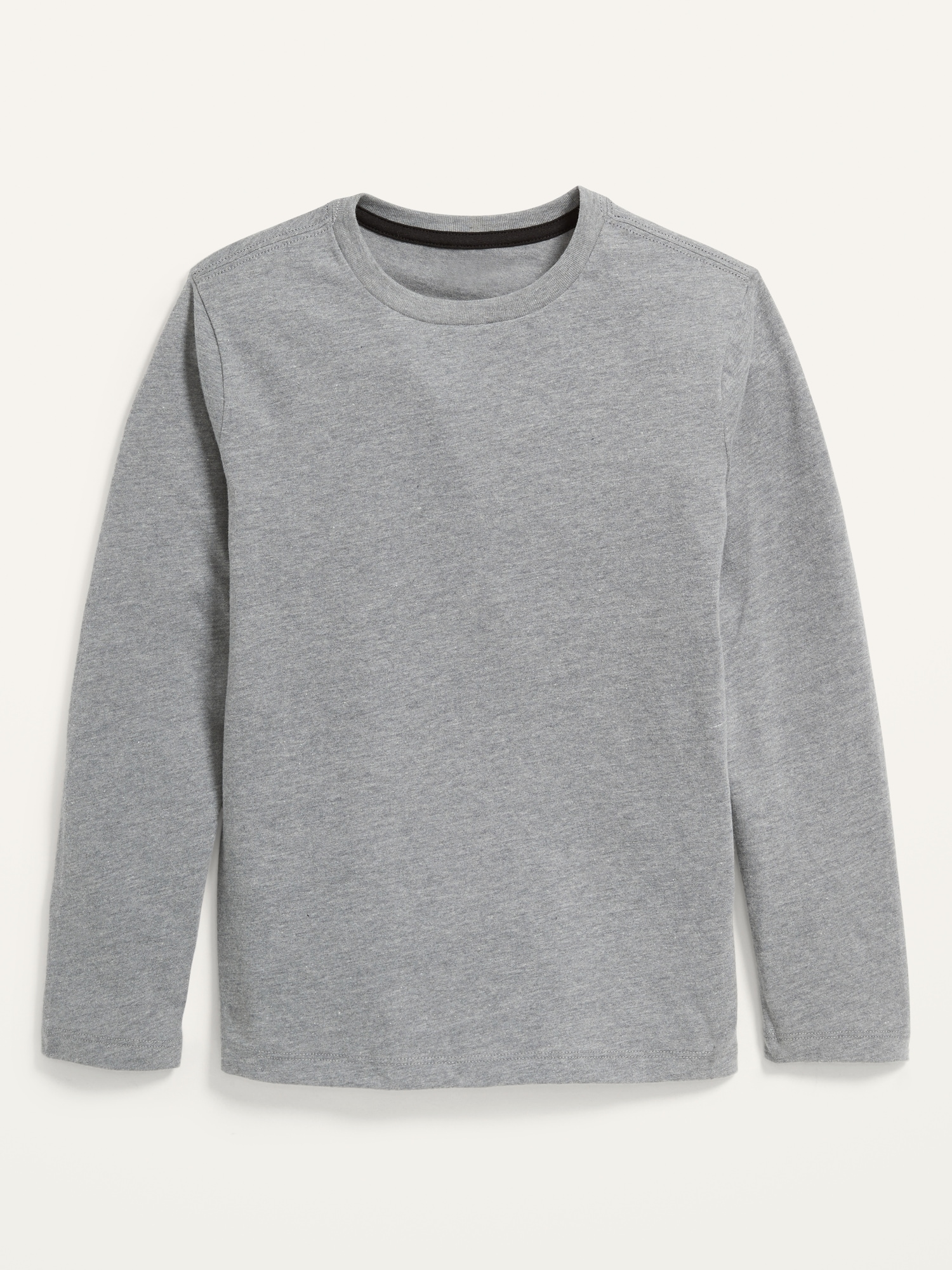 Old Navy Softest Long-Sleeve T-Shirt For Boys gray. 1