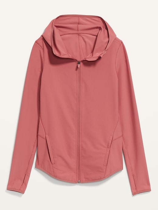 Image number 4 showing, PowerSoft Hooded Zip Run Jacket