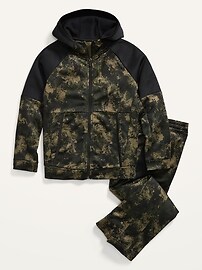View large product image 3 of 4. Techie Fleece Camo Hoodie & Sweatpants Set For Boys