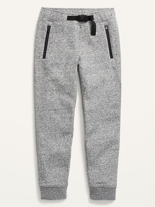 View large product image 1 of 2. Belted Zip-Pocket Jogger Sweatpants For Boys