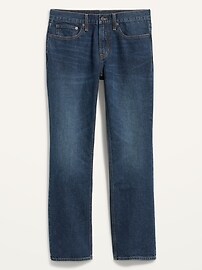 Boot-Cut Cotton Non-Stretch Jeans for Men