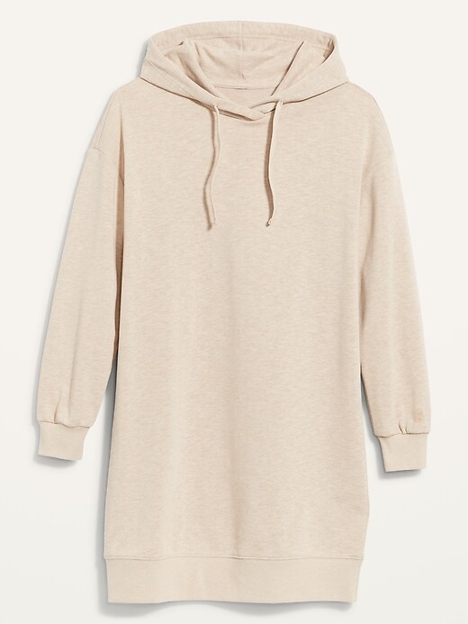 Image number 4 showing, Hooded Sweatshirt Shift Dress for Women