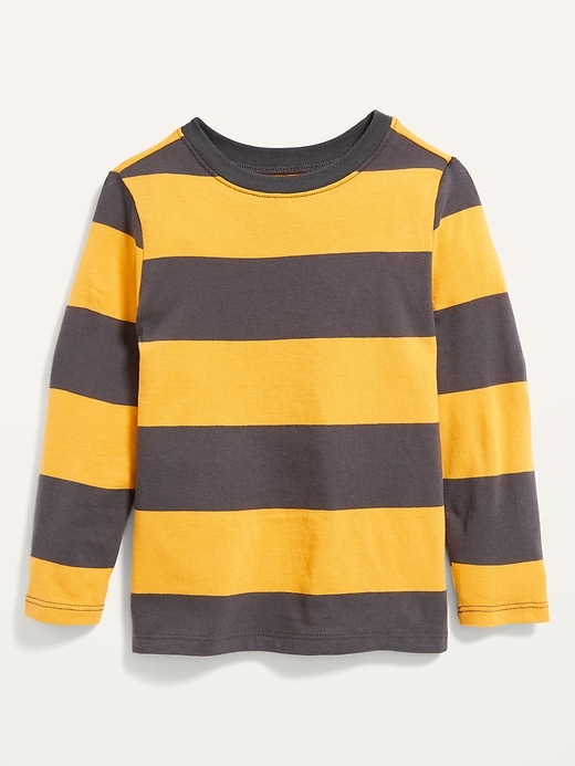 View large product image 1 of 1. Unisex Striped Long-Sleeve T-Shirt for Toddler