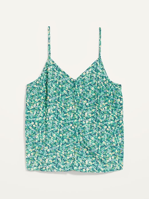 Image number 4 showing, Floral Button-Down Cami Top