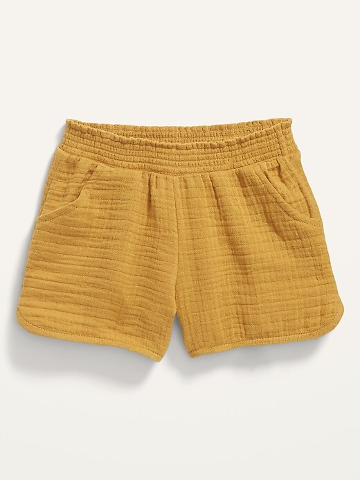 Old Navy Dobby Pull-On Shorts for Toddler Girls. 1