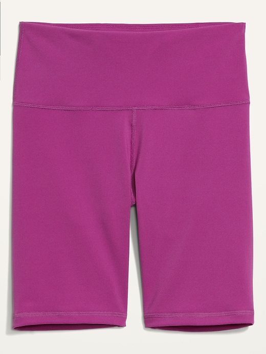 Image number 4 showing, High-Waisted PowerPress Biker Shorts for Women - 8-inch inseam