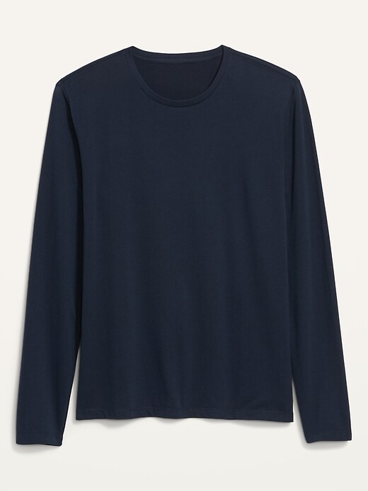 View large product image 1 of 1. Soft-Washed Long-Sleeve Layering T-Shirt