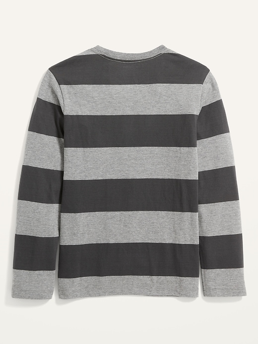 View large product image 2 of 2. Softest Striped Long-Sleeve T-Shirt For Boys