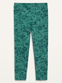 View large product image 4 of 4. High-Waisted Printed Cropped Leggings For Women