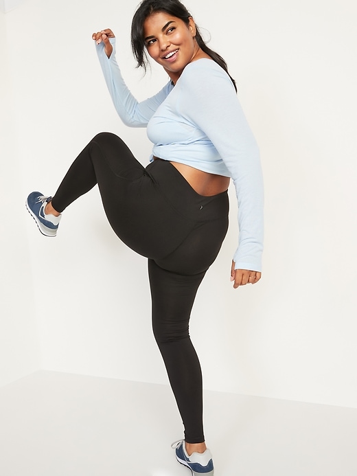 mid rise compression leggings