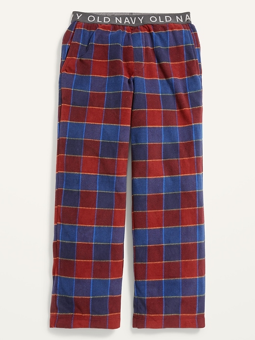 Printed Micro Fleece Pajama Pants For Boys
