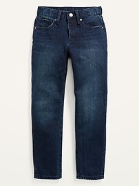 View large product image 4 of 4. High-Waisted O.G. Straight Built-In Tough Dark-Wash Jeans for Girls