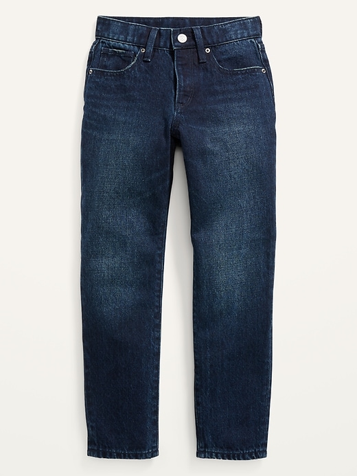 Image number 4 showing, High-Waisted O.G. Straight Built-In Tough Dark-Wash Jeans for Girls