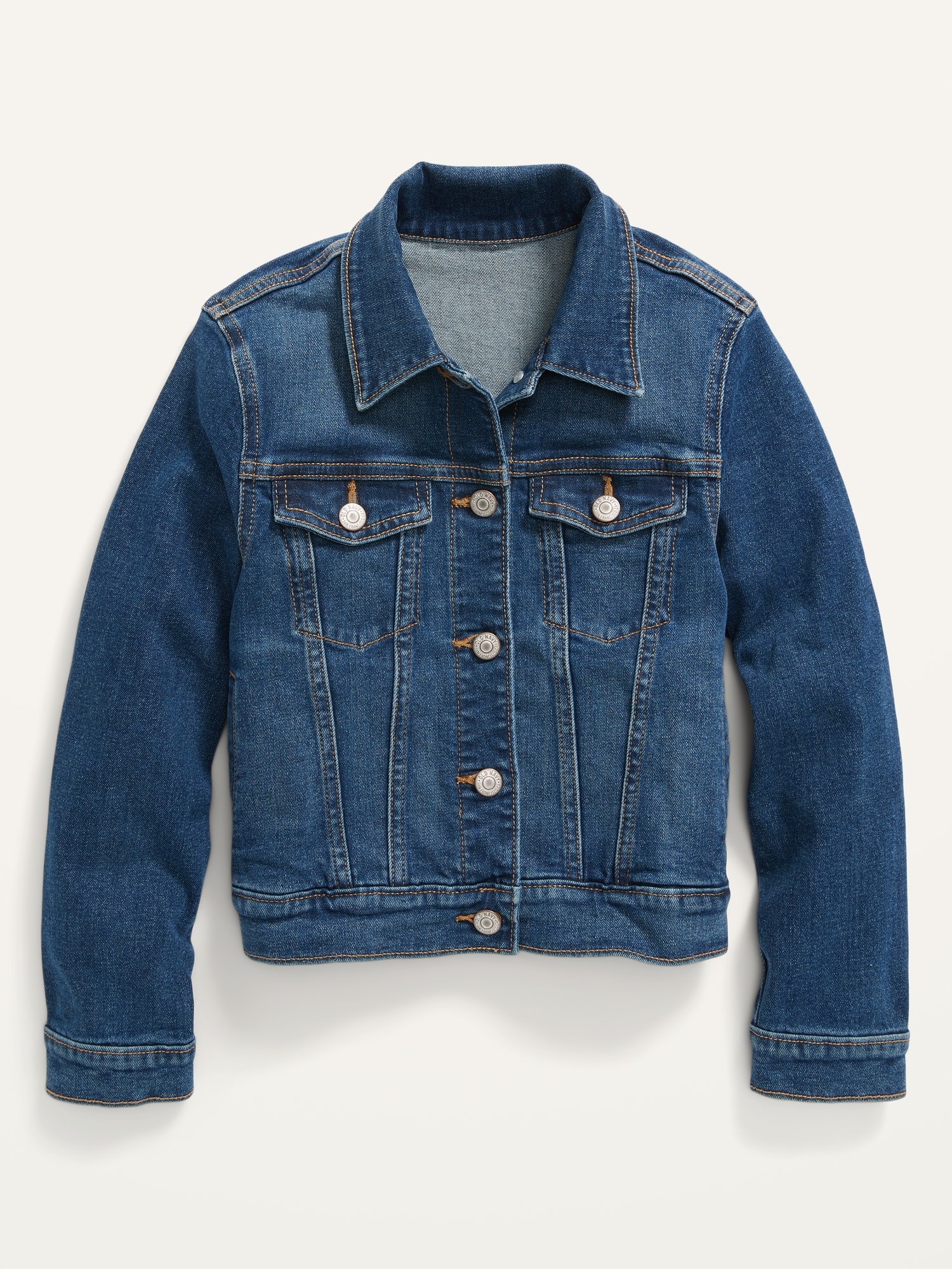 Old Navy Jean Trucker Jacket for Girls blue. 1