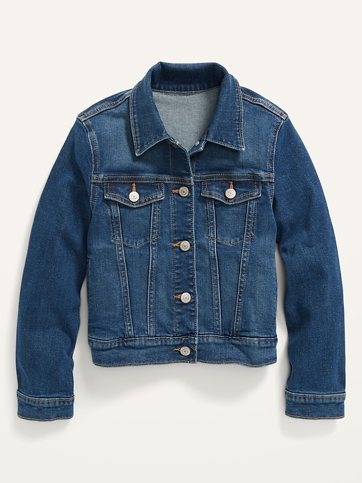 View large product image 1 of 1. Jean Trucker Jacket for Girls