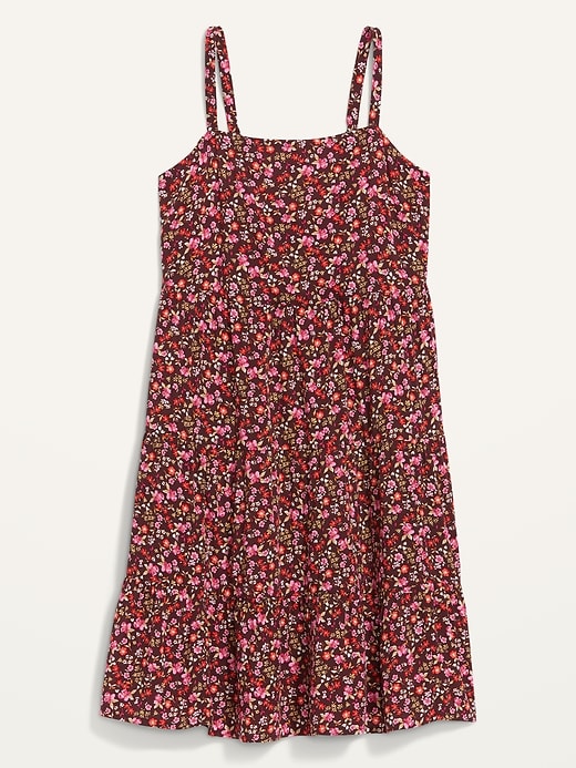 Image number 4 showing, Sleeveless Tiered Floral Swing Dress for Women