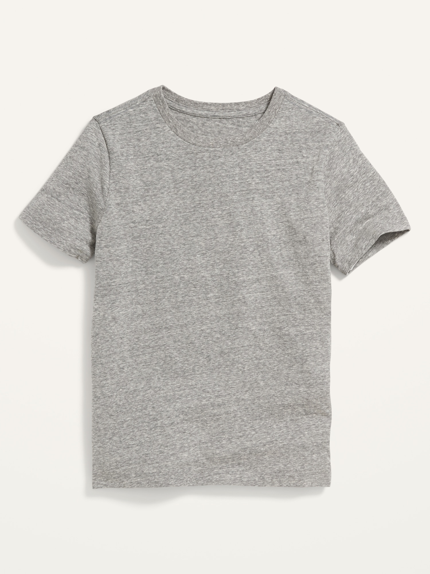 Old Navy Softest Crew-Neck T-Shirt for Boys gray. 1