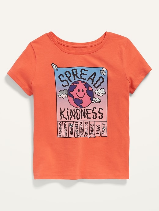 Old Navy Short-Sleeve Graphic T-Shirt for Girls. 1