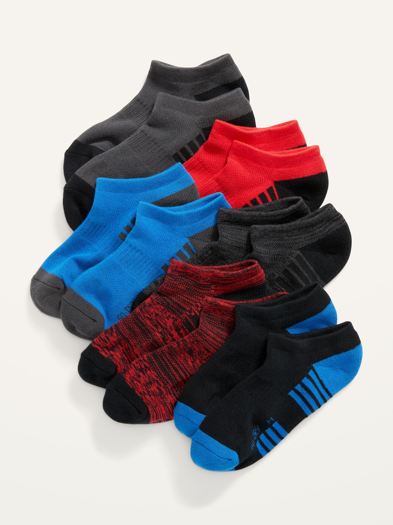 GenderNeutral GoDry Ankle Socks 6Pack for Kids Old Navy