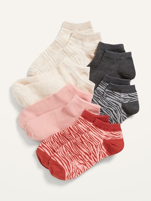 View large product image 1 of 1. Gender-Neutral Ankle Socks 6-Pack for Kids