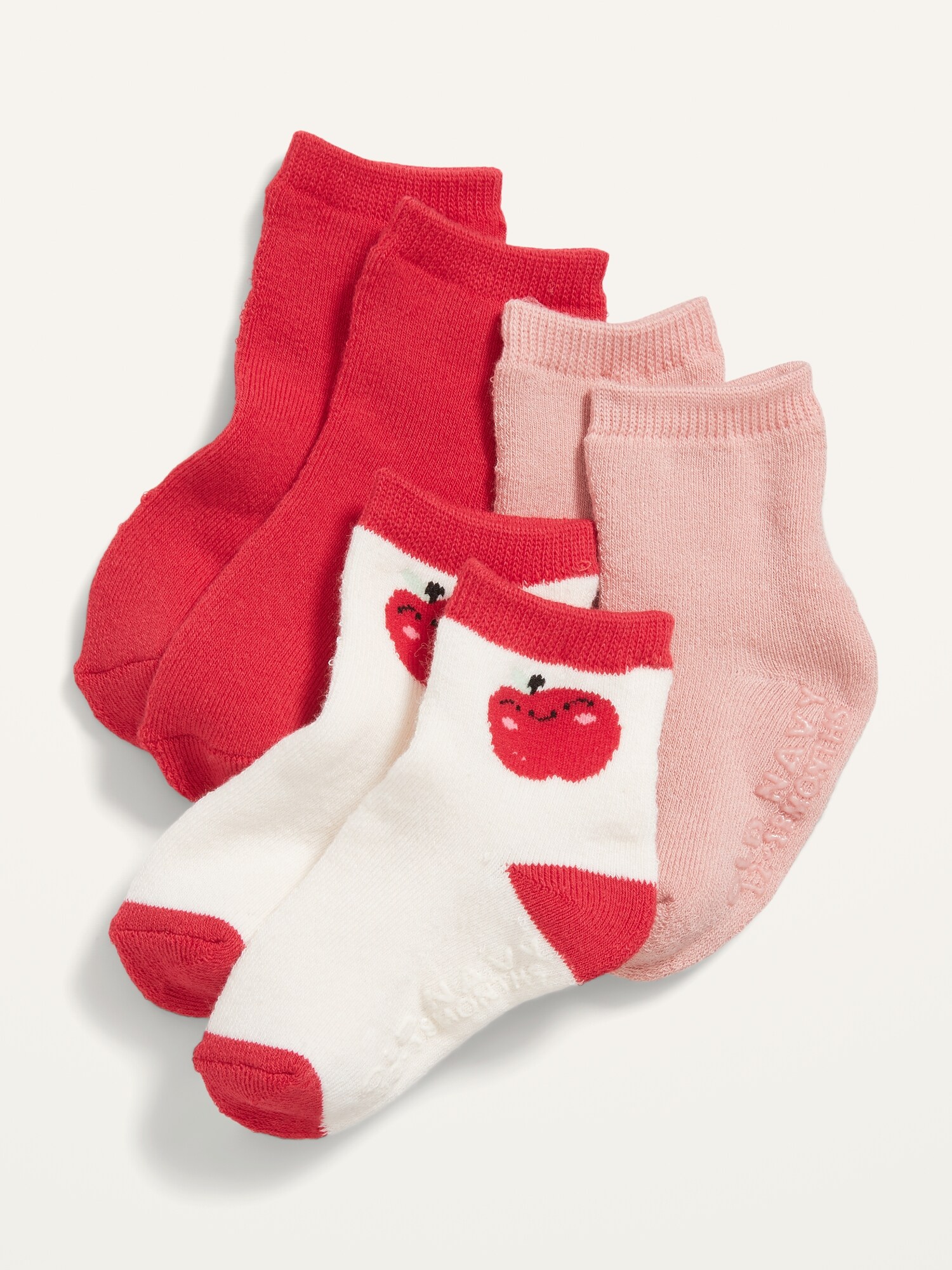 Unisex 3-Pack Fashion Socks for Baby