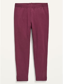 maroon toddler leggings