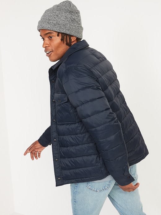 Image number 2 showing, Water-Resistant Puffer Shacket