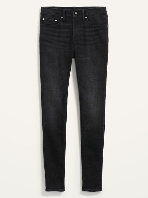 Image number 4 showing, Super Skinny Built-In Flex Never-Fade Black Jeans