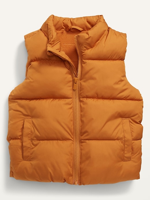 Old Navy Unisex Solid Frost-Free Puffer Vest for Toddler. 1