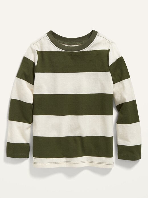 Old Navy - Long-Sleeve Striped T-Shirt for Toddler Boys