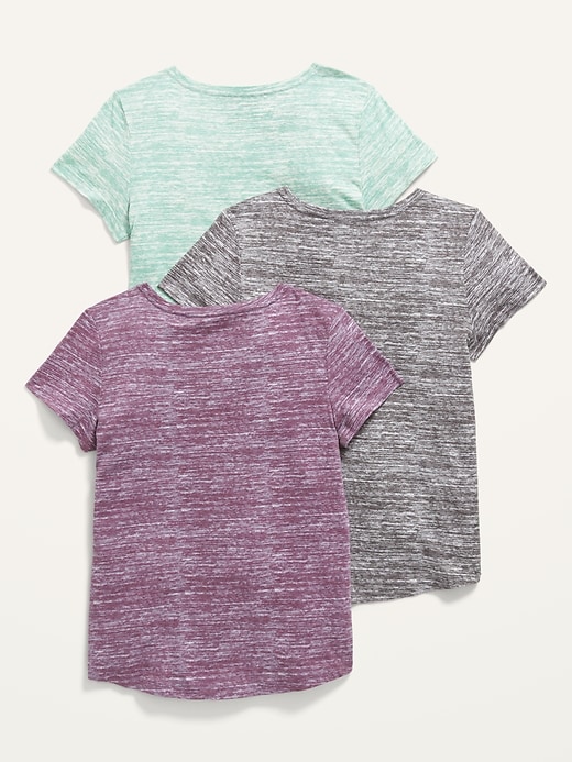 Softest Short-Sleeve 3-Pack T-Shirt for Girls