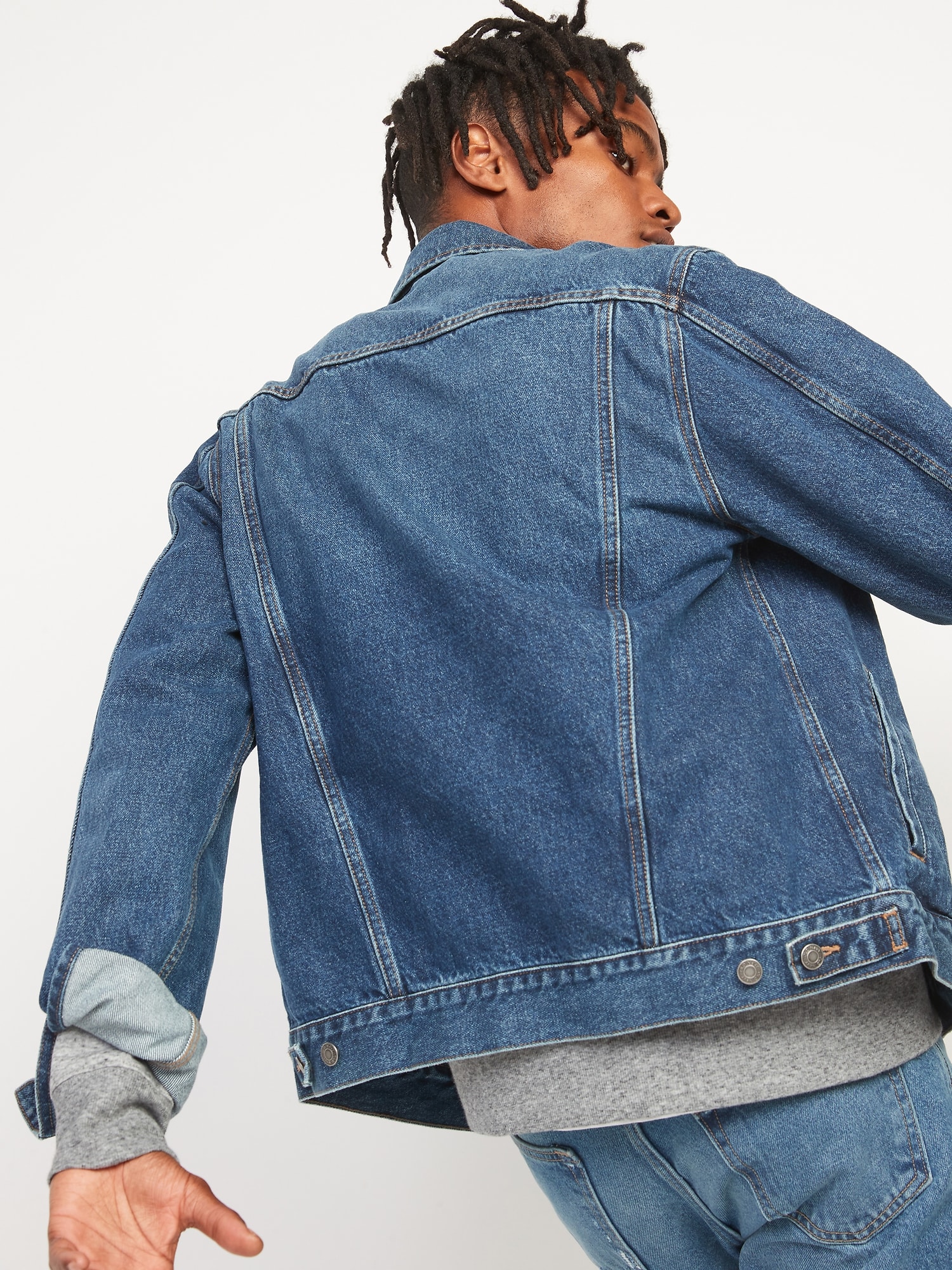 Cotton NonStretch Jean Jacket for Men Old Navy