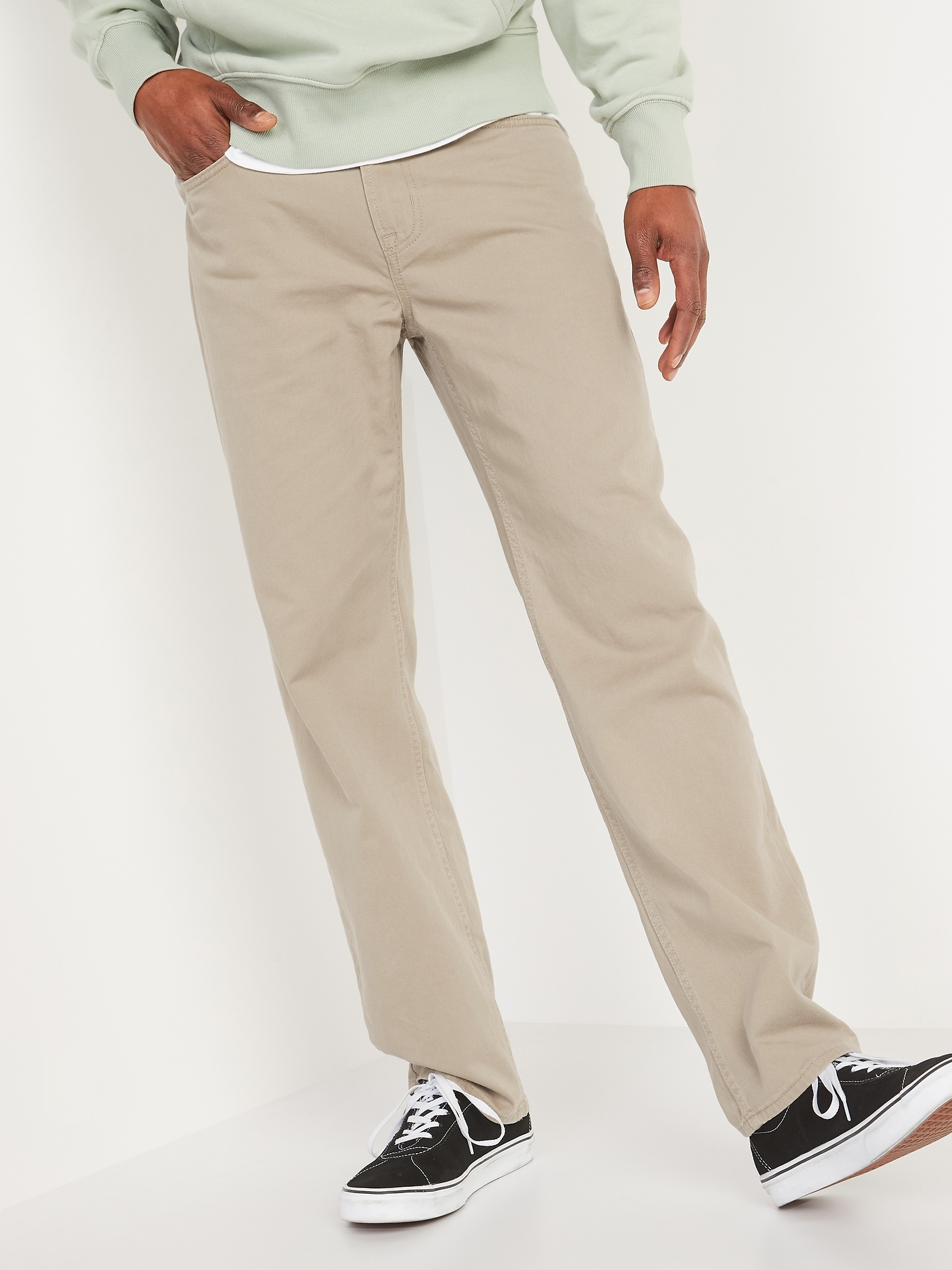 old navy 5 pocket twill pants