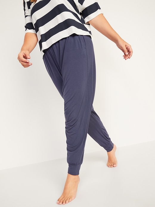 High-Waisted Sunday Sleep Ultra-Soft Jogger Pajama Pants for Women, Old  Navy