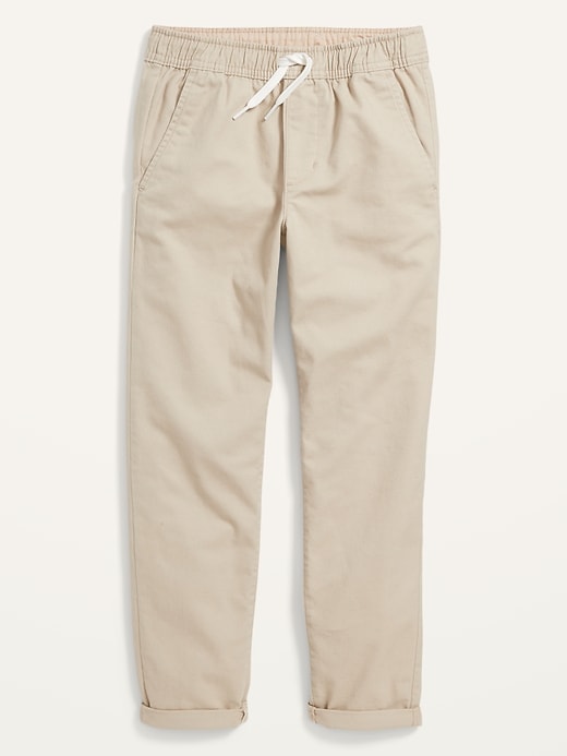 View large product image 1 of 1. Slim Taper Built-In Flex Pull-On Uniform Pants For Boys