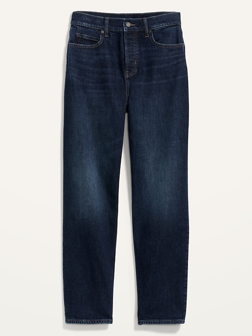 Image number 4 showing, Extra High-Waisted Button-Fly Sky-Hi Straight Jeans