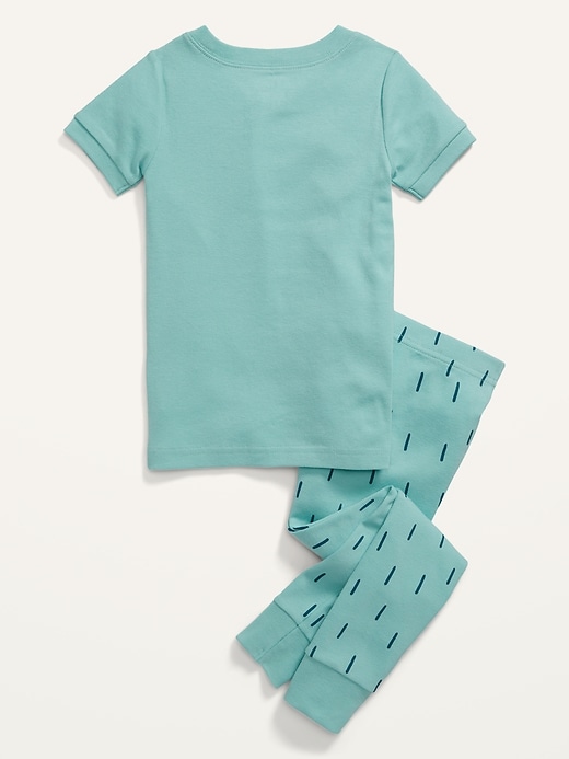 View large product image 2 of 2. Unisex Graphic Pajama Set for Toddler & Baby